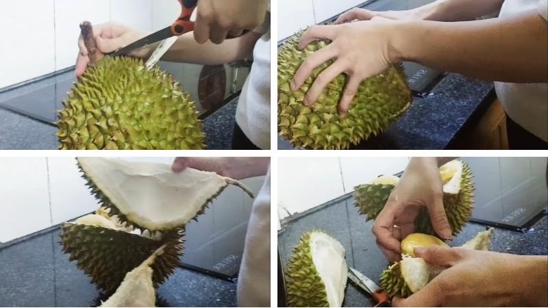Chuẩn bị trước khi bổ sầu riêng